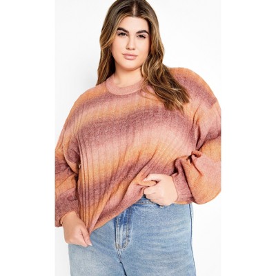 Women's Plus Size Shay Sweater - amber | CITY CHIC