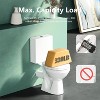 Attop Toilet Seat Round Soft Close16.5'', Toilet Lid Slow Close Quiet No Slam, Easy Installation & Release White Plastic - 4 of 4