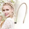Unique Bargains Women's Style 1 Rhinestone Braided Hair Chain 1 Pc - 4 of 4