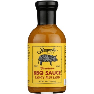 Braswell Carolina Tangy Mustard BBQ Sauce - 6 pack, 13.5 oz