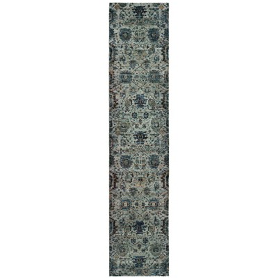 Oriental Weavers Andorra 7120A Blue/ Navy Indoor Area Rug - 2'6" x 12'