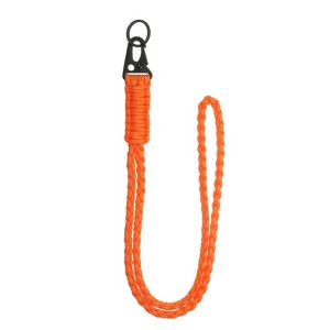 Unique Bargains Braided Soft Keychain ID Badges Lanyard with Metal Ring - 1 of 4