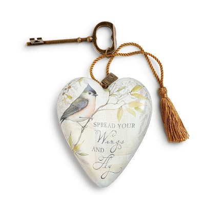 DEMDACO Spread your Wings Art Heart 4 inch - Multi