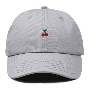 Dalix Lil Cherry Embroidered Cotton Summer Outdoor Baseball Cap Dad Hat Womens - 1 of 4