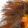 24" Maple Leaf and Pumpkins Artificial Wreath - National Tree Company - 4 of 4