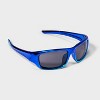 Boys' Sport Wrap Sunglasses - art class™ Blue: Maximum UV Protection, Polycarbonate Lens - 2 of 2