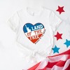 Simply Sage Market Women's Land Of The Free Heart Short Sleeve Graphic Tee - 3 of 4