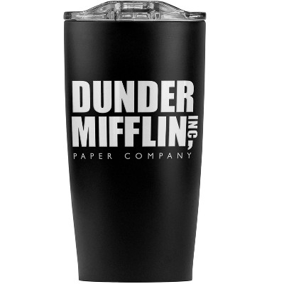 The Office Dunder Mifflin Steel Tumbler 20oz Coffee Travel Mug