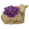 Classic Home and Garden Cement Buddies Indoor/Outdoor Planter with Drainage Hole, Cow - 2 of 4