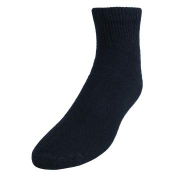 CTM Men's Cushioned Diabetic Ankle Socks (3 Pair Pack)