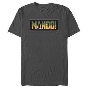 Men's Star Wars: The Mandalorian Mando! Sunset T-Shirt - 1 of 4