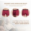 TIICHOO Washable Incontinence Underwear for Men with Front Fly Cotton Leakproof Underwear 3 Pack - 4 of 4