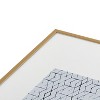 Becky Bailey Shibori Diamonds Metal Framed Art Print - Deny Designs - 3 of 4