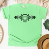 Simply Sage Market S.W.Smiley Headphones Music Garment Dyed Tee - 3 of 4