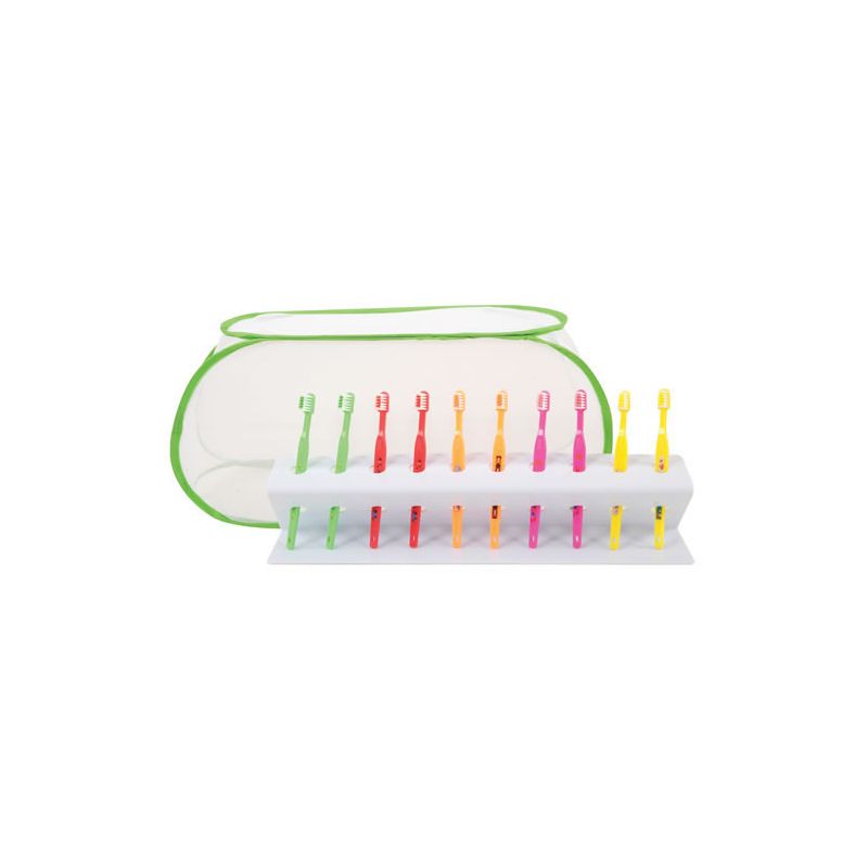 Kaplan Early Learning Toothbrush Rack - Toothbrushes and Cover Set, 1 of 3