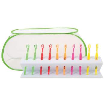 Kaplan Early Learning Toothbrush Rack - Toothbrushes and Cover Set