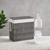 130L Double Laundry Hamper with Lid Clothes Hamper with 2 Removable Liner Bags and 6 Mesh Bags Laundry Storage for Laundry Room - 4 of 4