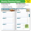 Global Datebooks Secondary Student Planner AY 2024-2025 - Block Style - 5.5"x8.5" (Deep Blue Marble) - 4 of 4