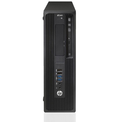 HP Z240 Desktop Intel Core i7 3.40 GHz 8 GB 256 GB SSD W10P - Manufacturer Refurbished