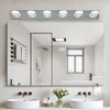 Bella Depot  Modern Chrome 6-Light LED Vanity Light Fixture - 3 of 4