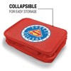 Justice League Superman Athletic Logo Insulated Soft Sided Lunch Box - 4 of 4