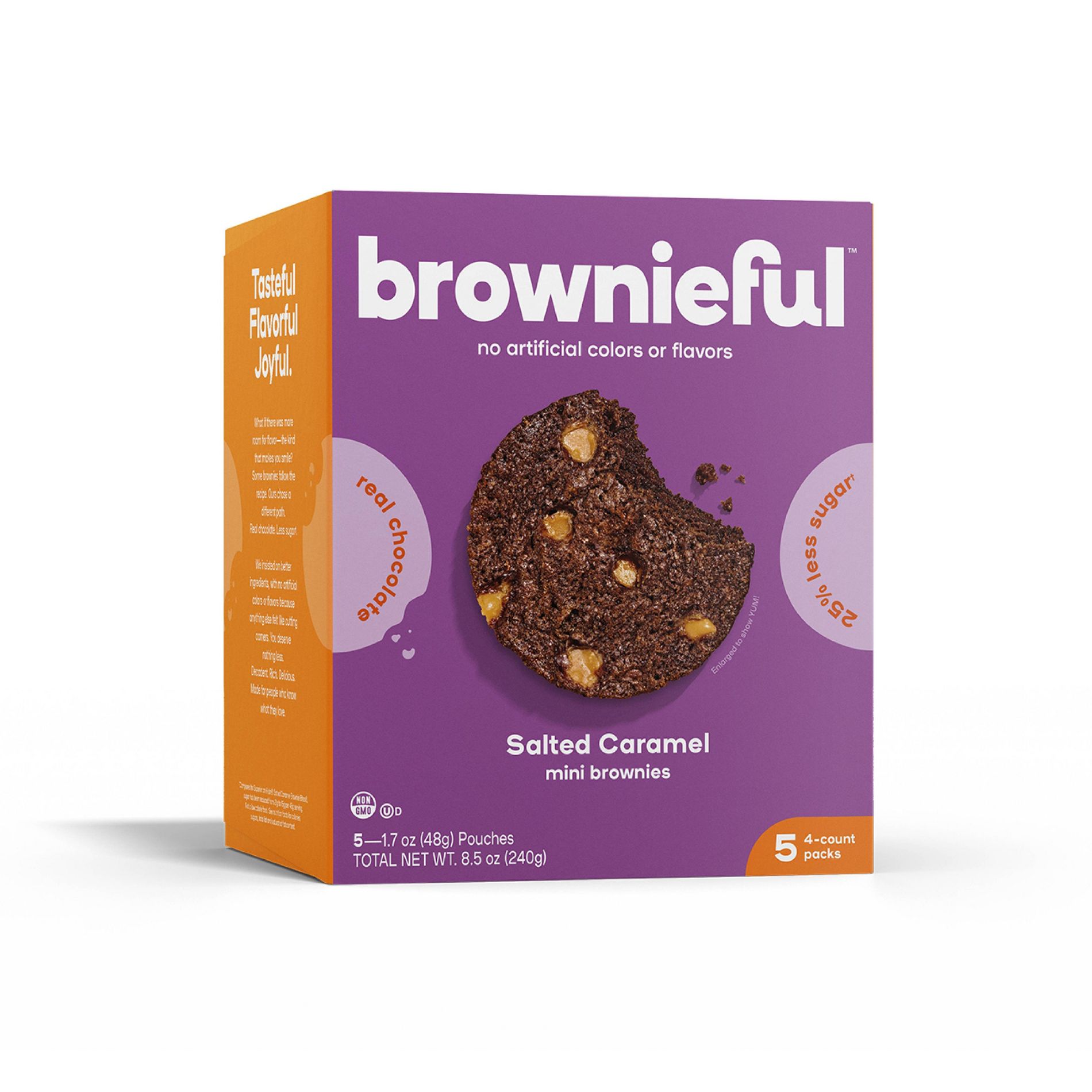 Brownieful Sea Salt Caramel Brownie Bites - 8.5oz/20ct