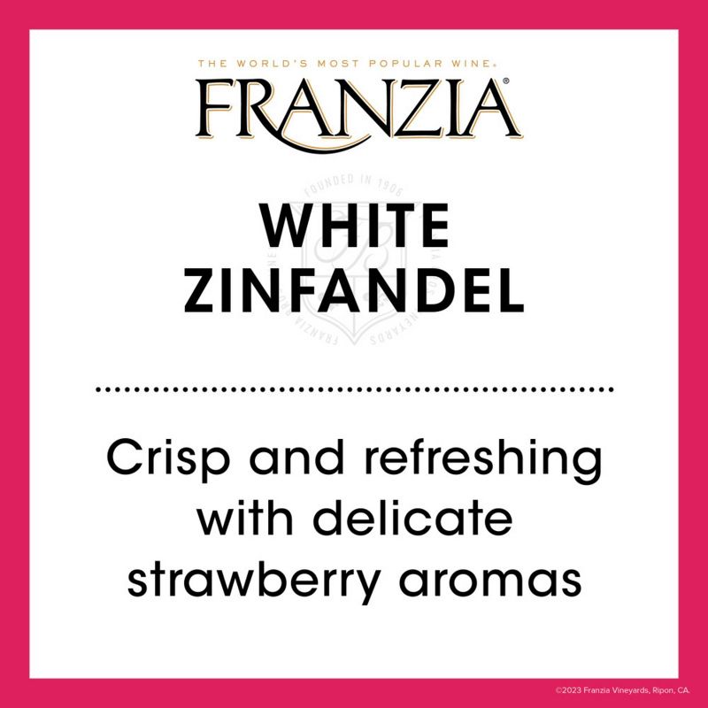 Franzia White Zinfandel Wine - 5L Box, 5 of 10