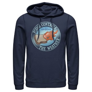 Men's Lilo & Stitch Pudge Controls the Weather Pull Over Hoodie - 1 of 4