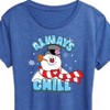 Women's - Frosty The Snowman - Christmas Always Chill Short Sleeve Graphic T-Shirt - 2 of 4