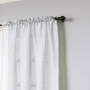 Commonwealth Cote d'Azur/Cote d'Azure Rod Pocket Dressing Window Curtain Panel - White - 2 of 3