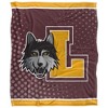 Loyola University Chicago Logo Dots Silky 50x60 Blanket, 1 Sided 50x60 - 2 of 4