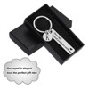 Unique Bargains Stainless Steel Personalized Durable Keychain with Gift Box 1 Set - 4 of 4