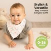 8pk Organic Baby Bandana Bibs, Baby Drool Bibs for Baby Boy, Girl, Baby Bibs for Infant, Newborn - 4 of 4