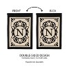 Evergreen Flag Cambridge Chic Letter N Monogram Applique Garden Flag - 12.5" Wide x 18" High - 2 of 4