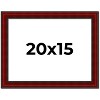 PosterPalooza | Weathered Red Picture Frame - UV Acrylic, Backing Board, Hanging Hardware Included - 2 of 4
