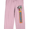 Disney Mickey Mouse Name Banner Women’s Cradle Pink Sleep Pajama Pants - 2 of 4