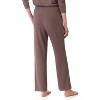 Rekucci Women’s Soft Knit Straight Leg Loungewear Pants with Pockets – Mid-Rise, Drawstring Waist, Relaxed Fit - 3 of 3