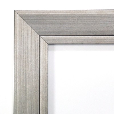 Romano Silver Framed Magnetic Board with Steel Surface