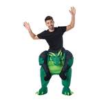 Halloween Express Adult Carry Me Dragon Costume - Size One Size Fits Most - Green