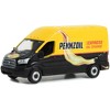 2019 Ford Transit LWB High Roof Van "Pennzoil Express Oil Change" Yellow & Black 1/64 Diecast Model Car by Greenlight - 2 of 3