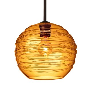 Besa Lighting Wave 10 1 - Light Pendant in  Bronze - 1 of 1