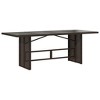 vidaXL Patio Dining Set with Cushions Table and Chair Furniture Poly Rattan - Brown and Cream Glass 8 Piece - 4 of 4