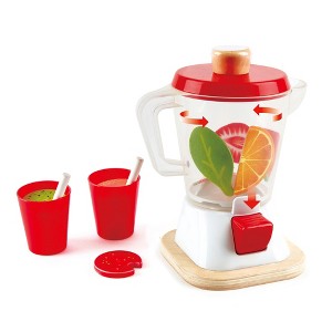 Hape Smoothie Blender Wooden Kitchen Accessory Playset, Childrens Play Toy - 1 of 4