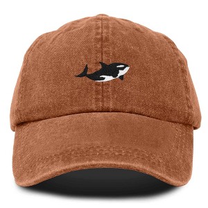 Dalix Orca Cap Aquarium Embroidered Mens Cotton Dad Hat Baseball Hat - 1 of 4