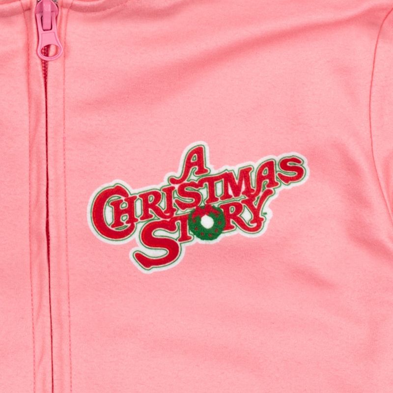 A CHRISTMAS STORY Fleece Zip Up Cosplay Pajama Coverall Little Kid to Big Kid, 5 of 8
