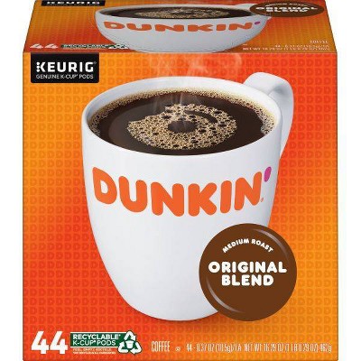 Dunkin' Original Blend, Medium Roast Coffee, Keurig K-Cup Pods - 44ct