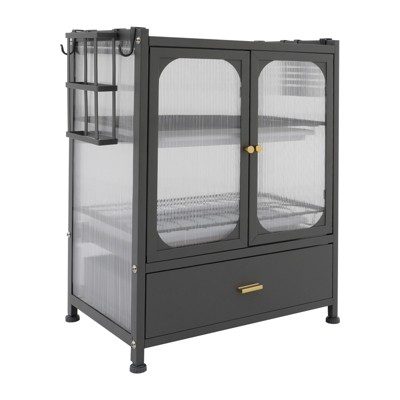 YIYIBYUS Multifunctional Kitchen Countertop Storage Cabinet, Dish Cabinet