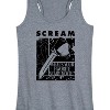 Women's - Scream - Knife Graphic Racerback Tank - 2 of 4