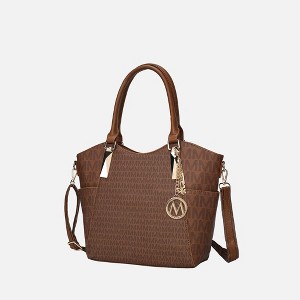 MKF Collection Devorah Stylish Tote Handbag Signature Printed by Mia K - 1 of 4