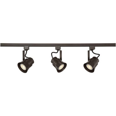 Pro Track Jenna Linear 3-Light Bronze LED Track Kit